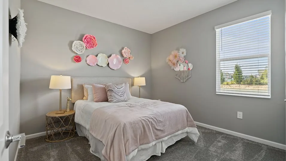 Quarto 2 do modelo Estero no Wellness Ridge Clermont FL, casa Lennar em Orlando para brasileiros