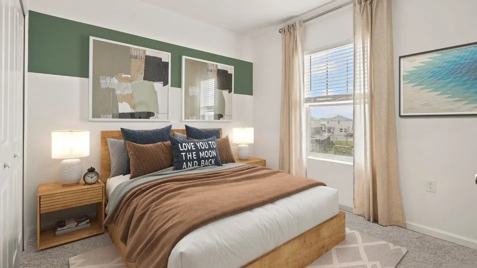 Quarto 3 do modelo Sienna no Wellness Ridge Clermont FL, casa Lennar em Orlando para brasileiros