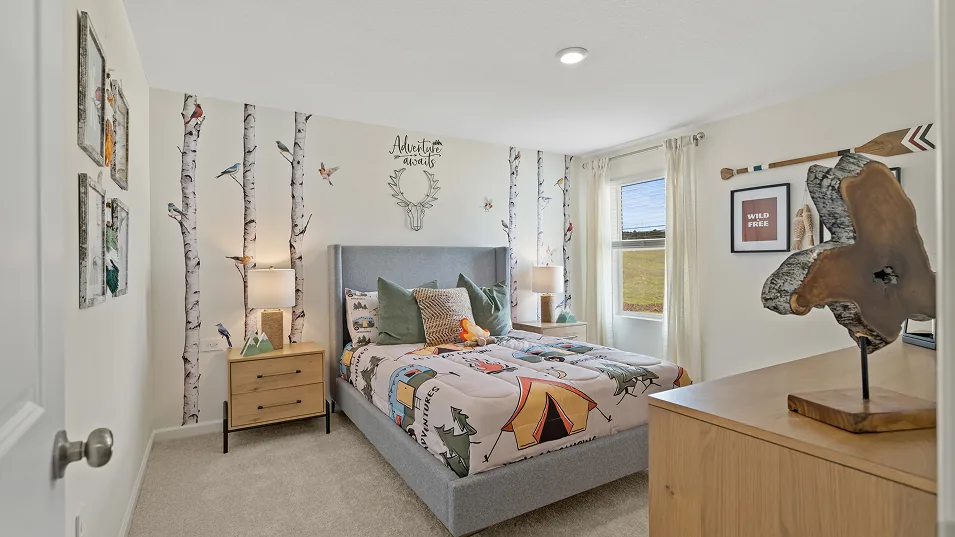 Quarto 5 do modelo Steely no Wellness Ridge Clermont FL, casa Lennar em Orlando para brasileiros