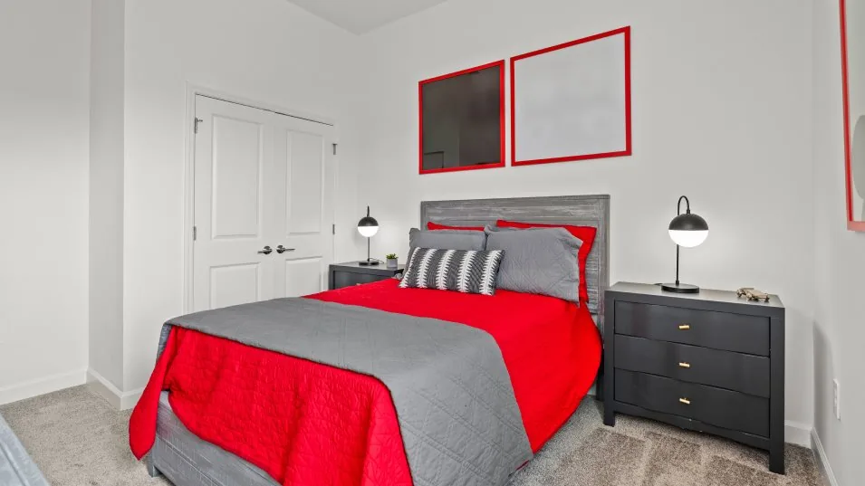 Quarto 2 do modelo Riviera no Wellness Ridge Clermont FL, casa Lennar em Orlando para brasileiros
