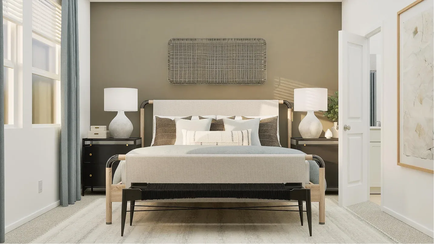 Suite master do modelo Bergen - vista 1 no Wellness Ridge Clermont FL, casa Lennar em Orlando para brasileiros