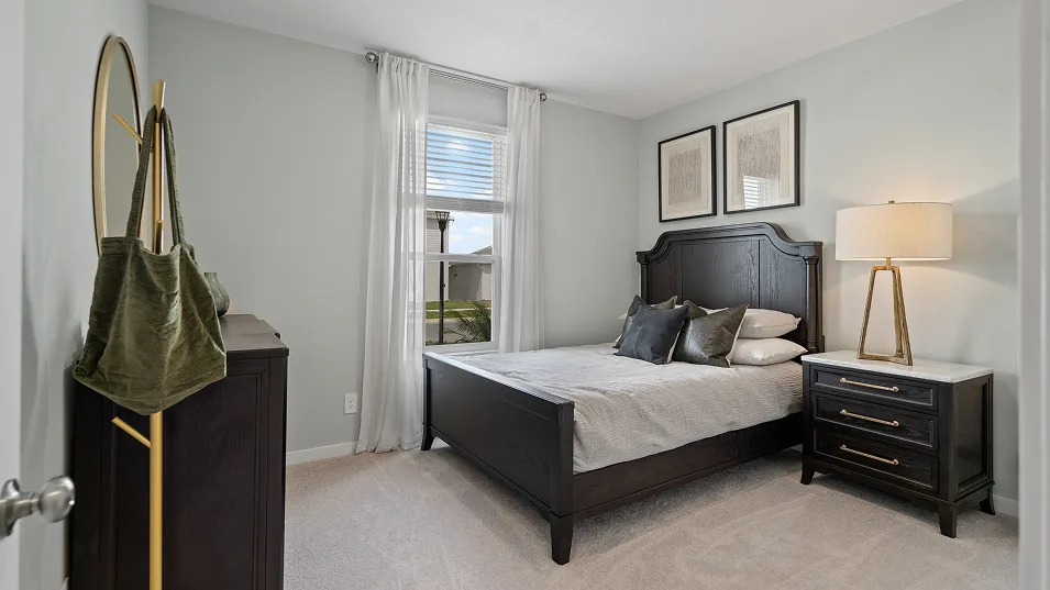 Quarto 2 do modelo Dylan no Wellness Ridge Clermont FL, casa Lennar em Orlando para brasileiros