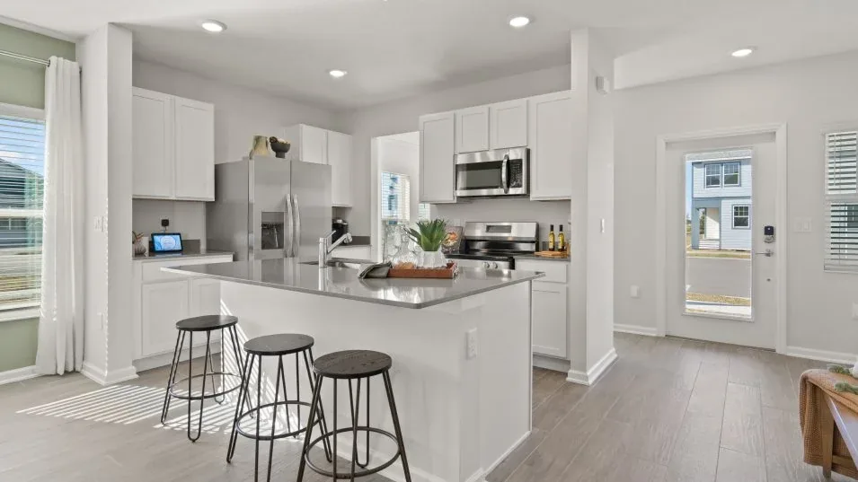 Cozinha do modelo Brookside no Wellness Ridge Clermont FL, casa Lennar em Orlando para brasileiros
