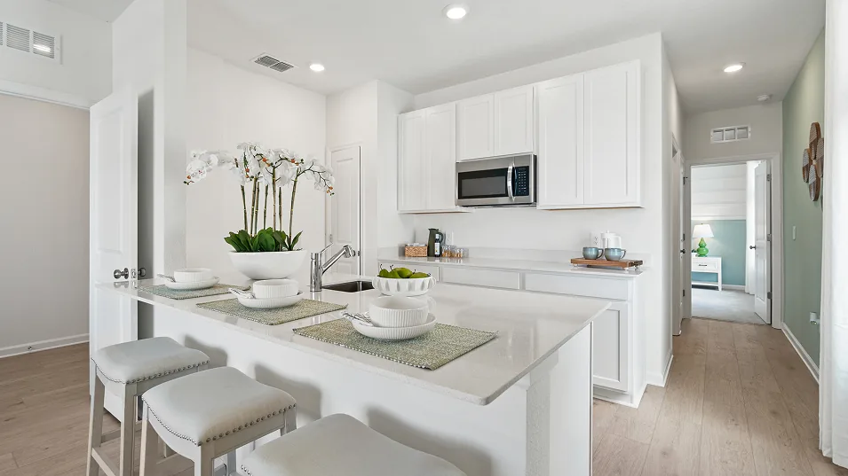 Ambiente do modelo McCartney no Wellness Ridge Clermont FL, casa Lennar em Orlando para brasileiros