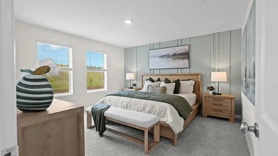 Suite master do modelo Capri - vista 1 no Wellness Ridge Clermont FL, casa Lennar em Orlando para brasileiros