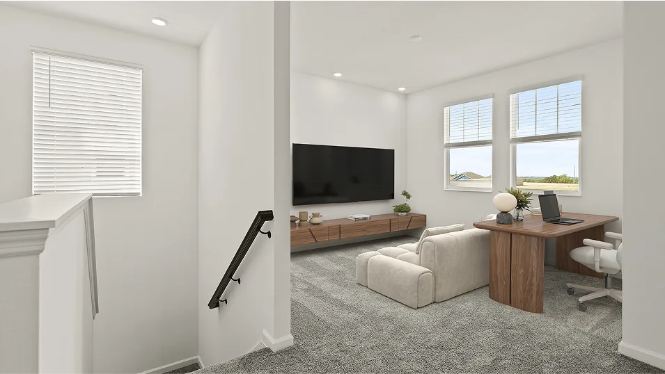 Ambiente do modelo Summerlin no Wellness Ridge Clermont FL, casa Lennar em Orlando para brasileiros