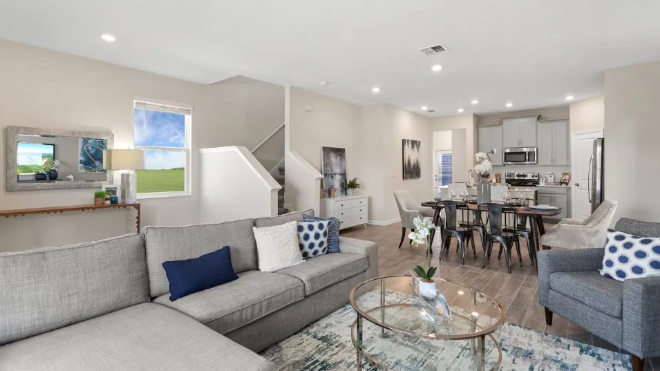 Living com pé-direito alto — modelo Cascade Lennar