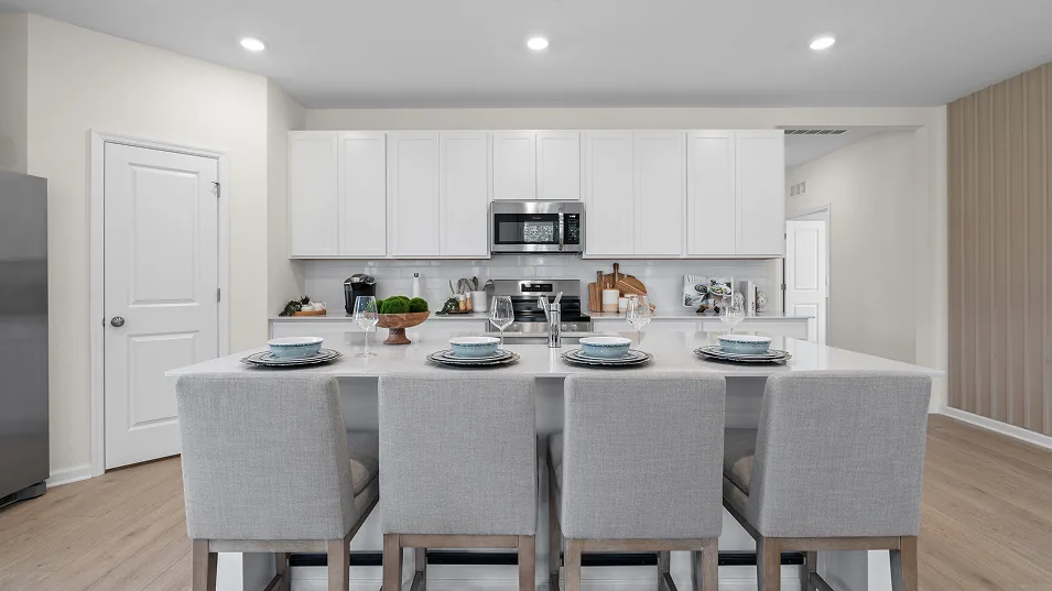 Cozinha do modelo Jagger no Wellness Ridge Clermont FL, casa Lennar em Orlando para brasileiros