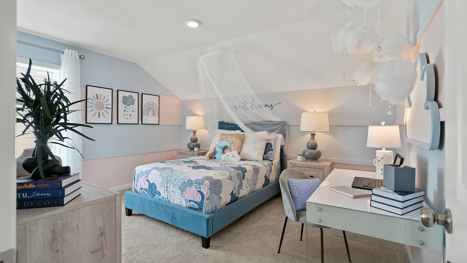 Quarto 4 do modelo Steely no Wellness Ridge Clermont FL, casa Lennar em Orlando para brasileiros