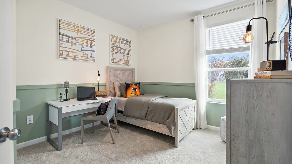 Quarto 3 do modelo McCartney no Wellness Ridge Clermont FL, casa Lennar em Orlando para brasileiros