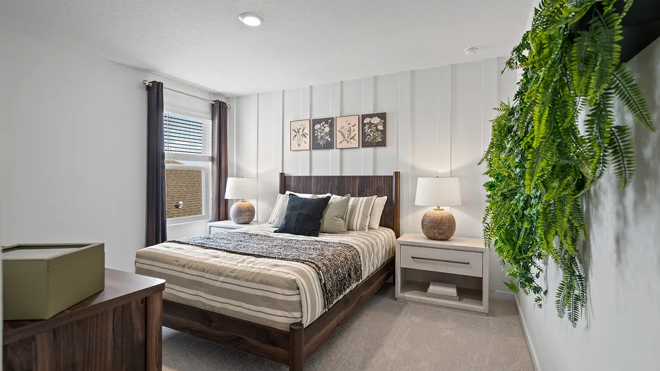 Quarto 5 do modelo Dylan no Wellness Ridge Clermont FL, casa Lennar em Orlando para brasileiros