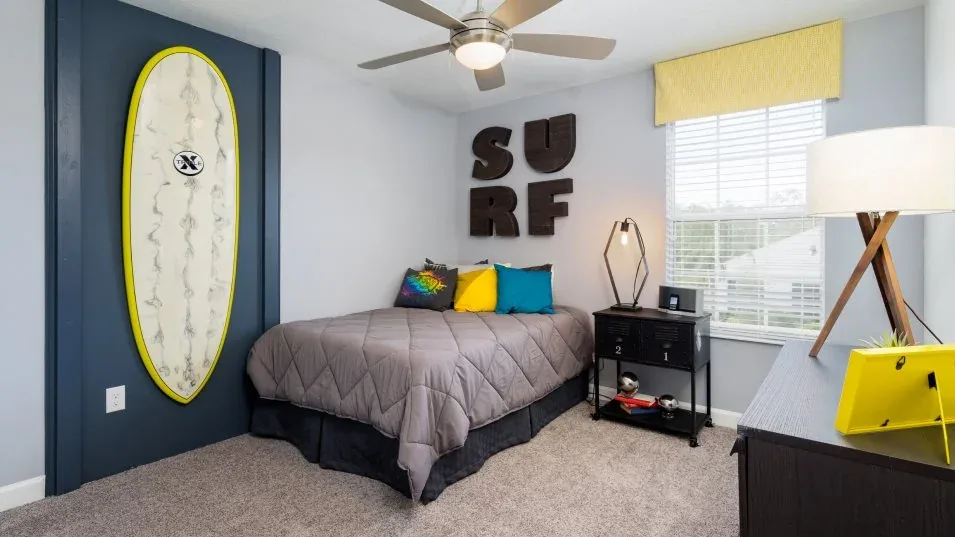 Quarto 3 do modelo Rio no Wellness Ridge Clermont FL, casa Lennar em Orlando para brasileiros