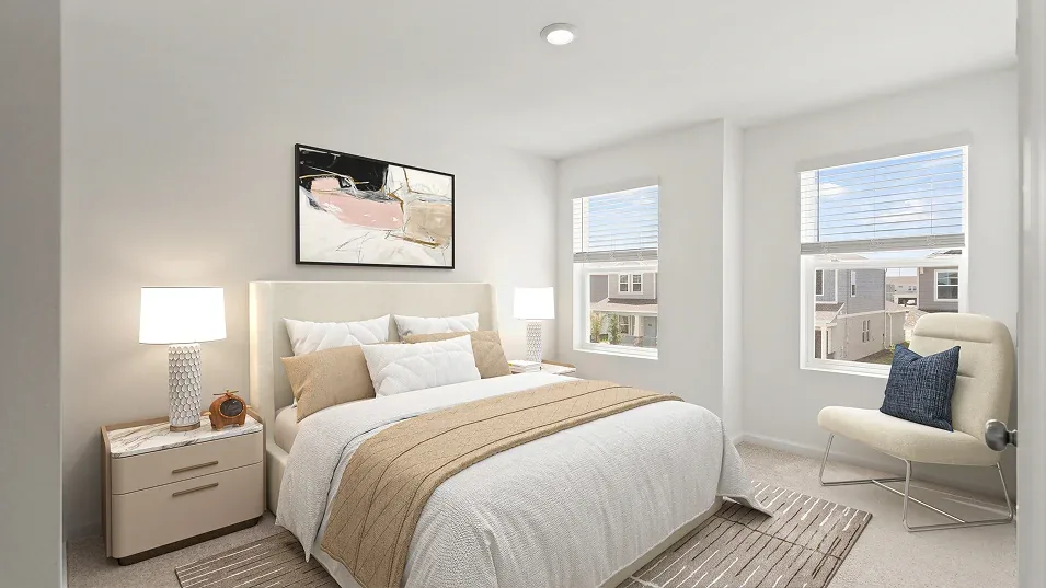 Quarto 3 do modelo Lucia no Wellness Ridge Clermont FL, casa Lennar em Orlando para brasileiros