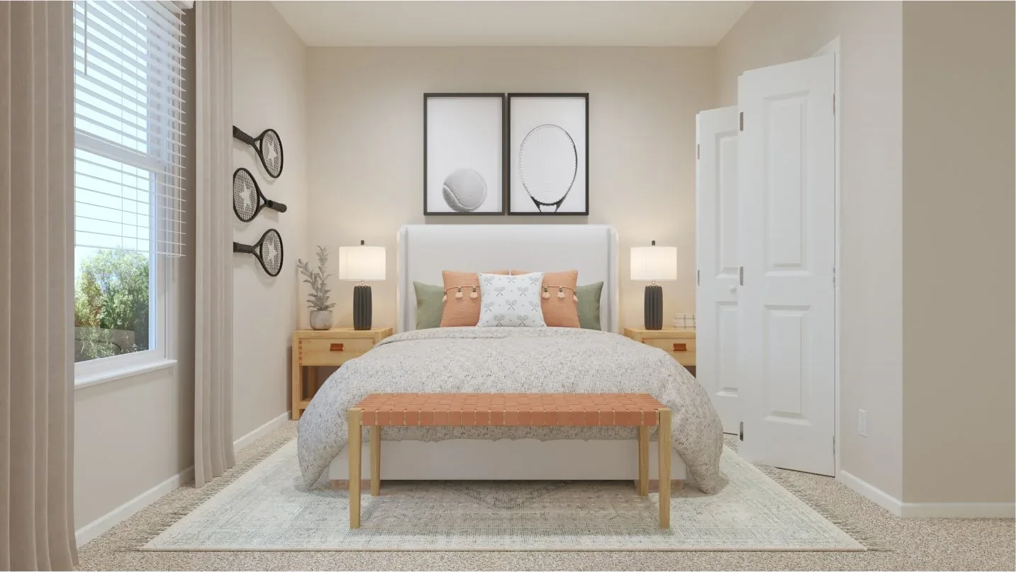 Quarto 2 do modelo Solona II no Wellness Ridge Clermont FL, casa Lennar em Orlando para brasileiros