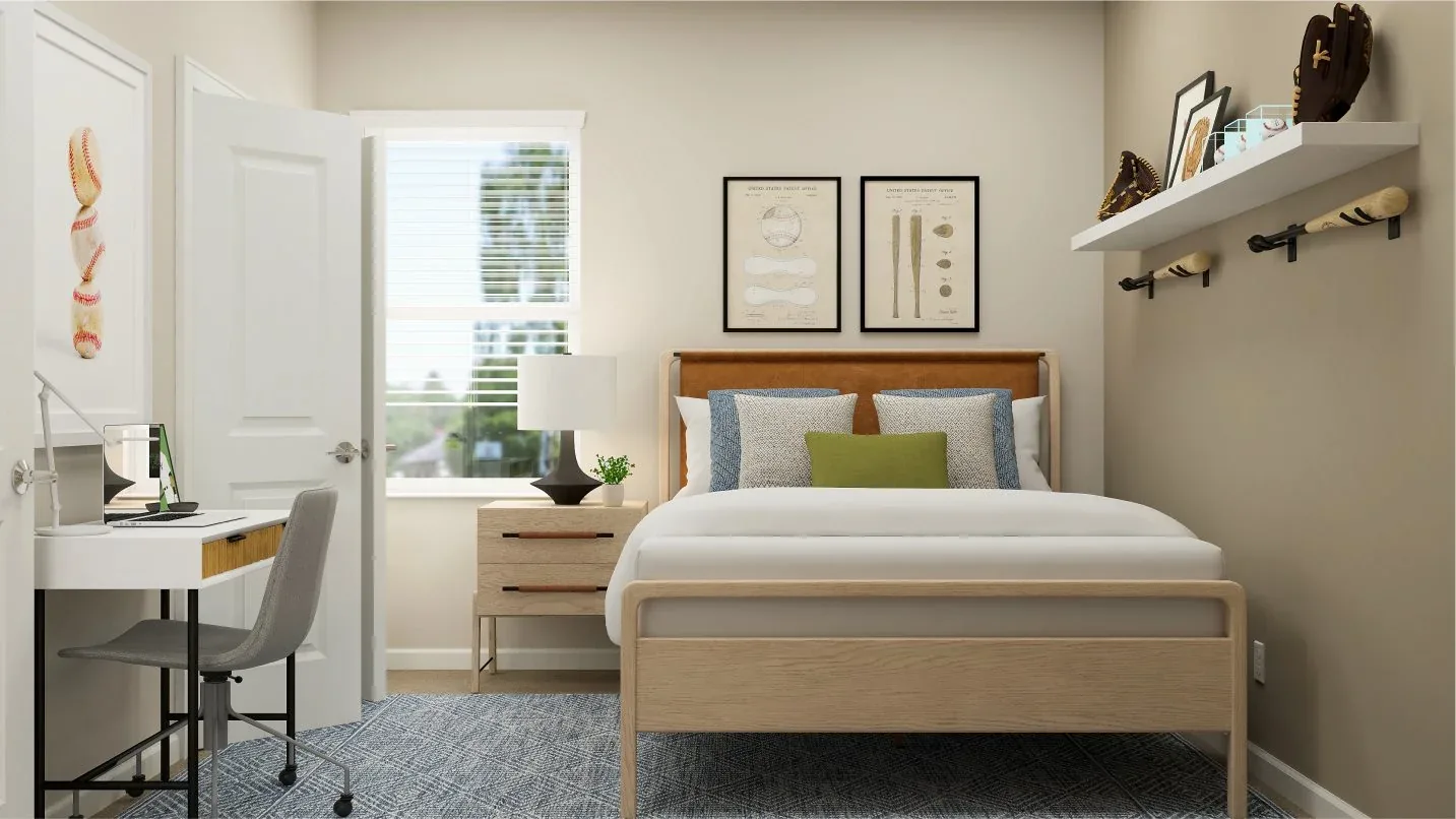 Segundo quarto do modelo Westwood - vista 1