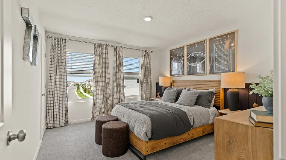 Quarto 3 do modelo Santo no Wellness Ridge Clermont FL, casa Lennar em Orlando para brasileiros