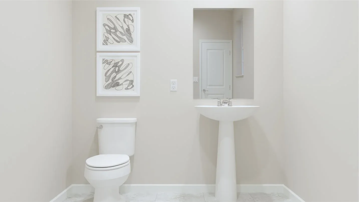 Lavabo do modelo Solona II no Wellness Ridge Clermont FL, casa Lennar em Orlando para brasileiros