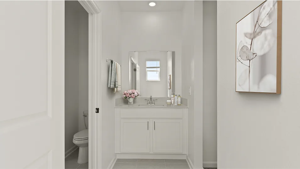 Banheiro 2 do modelo Summerlin no Wellness Ridge Clermont FL, casa Lennar em Orlando para brasileiros