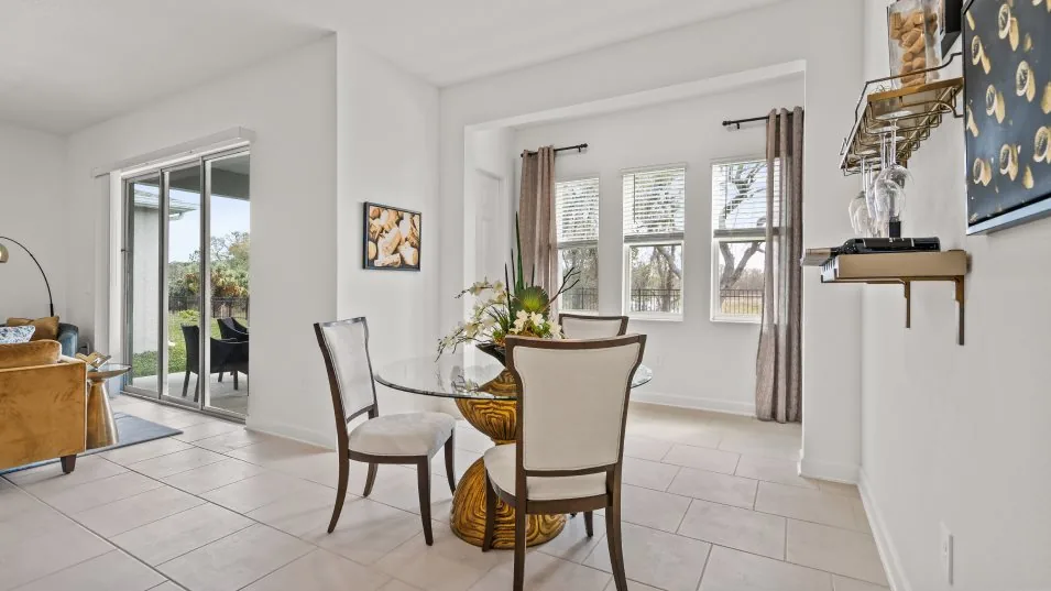 Nook (café da manhã) do modelo Riviera no Wellness Ridge Clermont FL, casa Lennar em Orlando para brasileiros