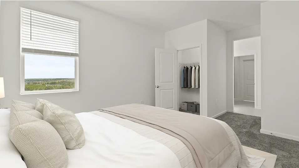 Quarto 3 do modelo Summerlin no Wellness Ridge Clermont FL, casa Lennar em Orlando para brasileiros