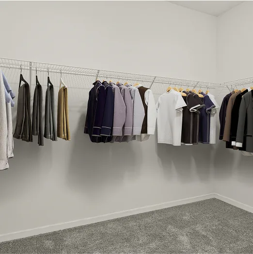 Closet da suíte do modelo Summerlin no Wellness Ridge Clermont FL, casa Lennar em Orlando para brasileiros