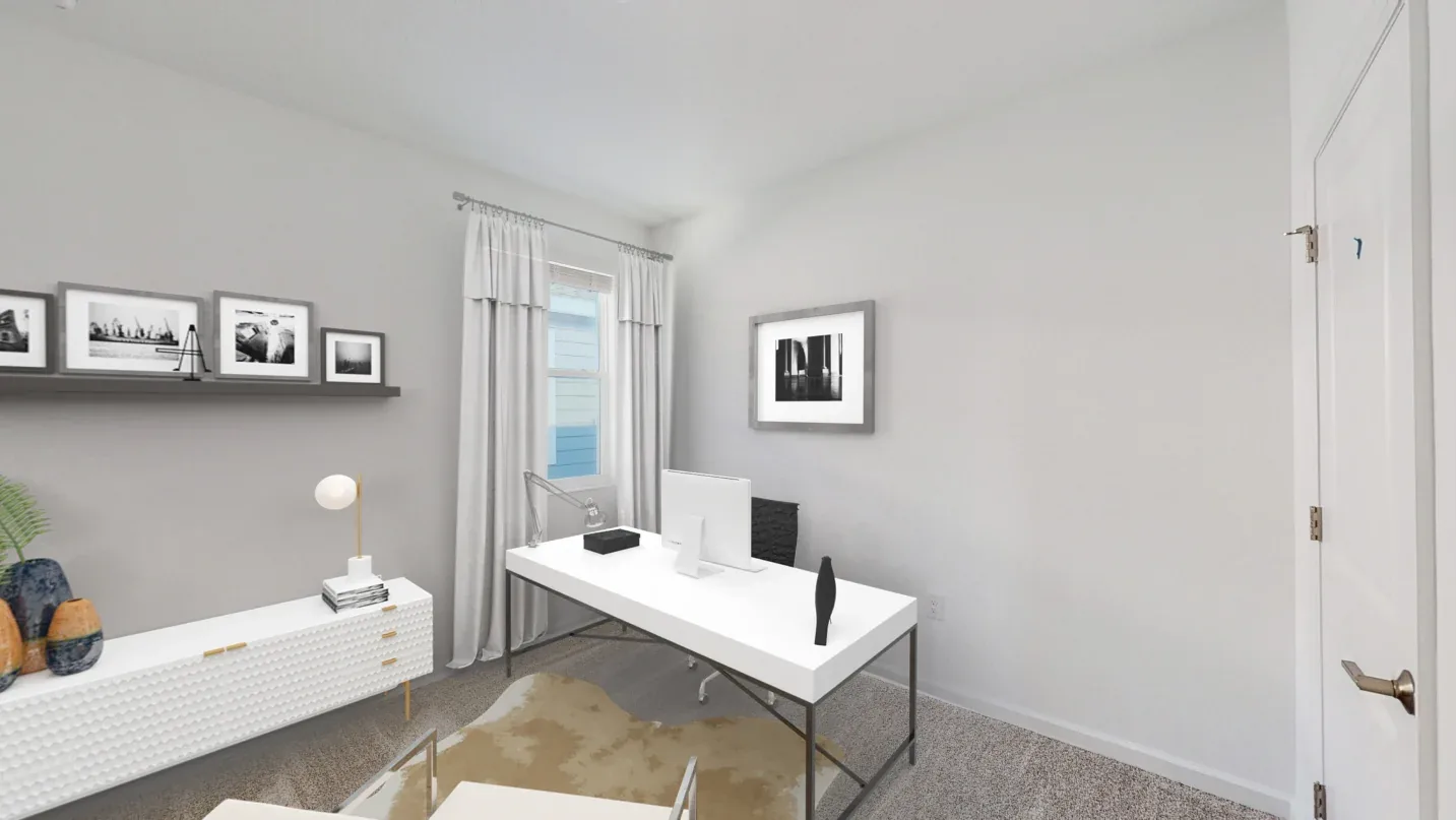 Quarto 3 do modelo Autumn no Wellness Ridge Clermont FL, casa Lennar em Orlando para brasileiros