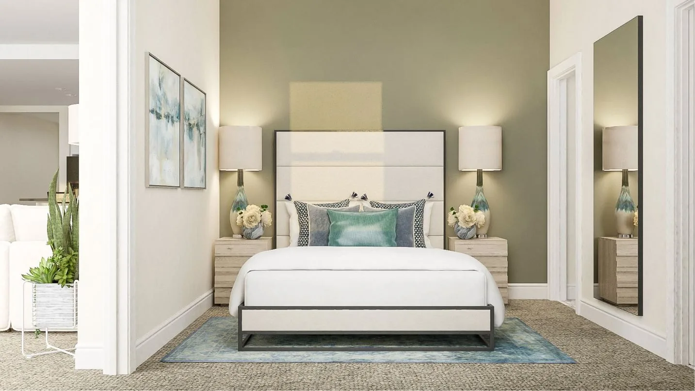 Ambiente do modelo Inverness no Wellness Ridge Clermont FL, casa Lennar em Orlando para brasileiros