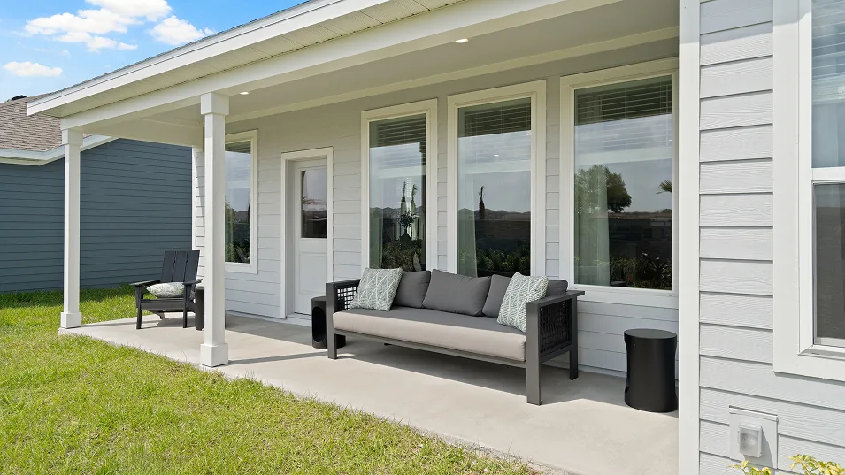 Ambiente do modelo Dylan no Wellness Ridge Clermont FL, casa Lennar em Orlando para brasileiros