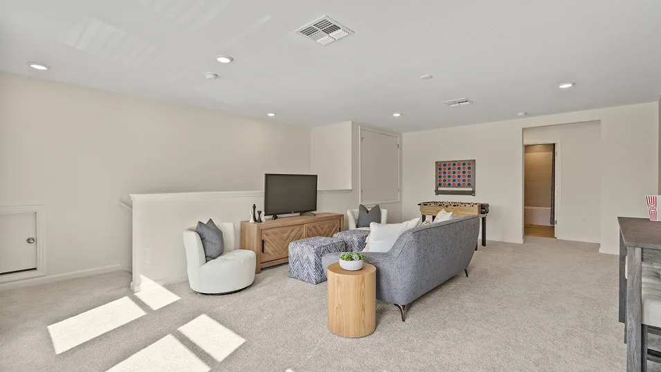 Ambiente do modelo Steely no Wellness Ridge Clermont FL, casa Lennar em Orlando para brasileiros
