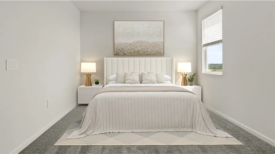 Quarto 3 do modelo Summerlin no Wellness Ridge Clermont FL, casa Lennar em Orlando para brasileiros