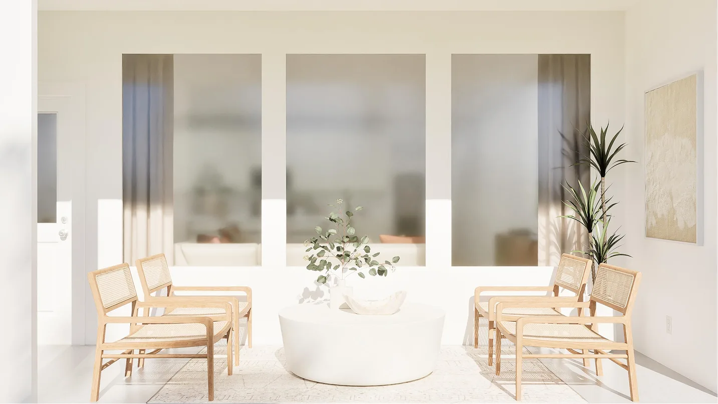 Ambiente do modelo Hendrix no Wellness Ridge Clermont FL, casa Lennar em Orlando para brasileiros