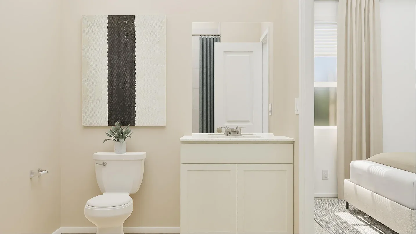 Banheiro 3 do modelo Bergen no Wellness Ridge Clermont FL, casa Lennar em Orlando para brasileiros